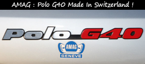 Photo / Menu article AMAG importateur suisse Polo G40