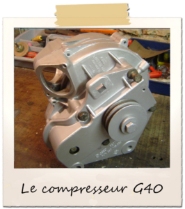 Image 9  : le compresseur de la Polo G40 !