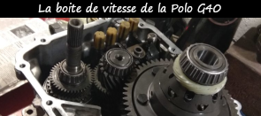 Photo / Menu  vers article sur la boite de vitesse de la Polo G40