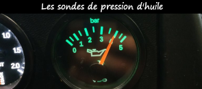 Photo / Menu vers article sur les sonde de pression d'huile